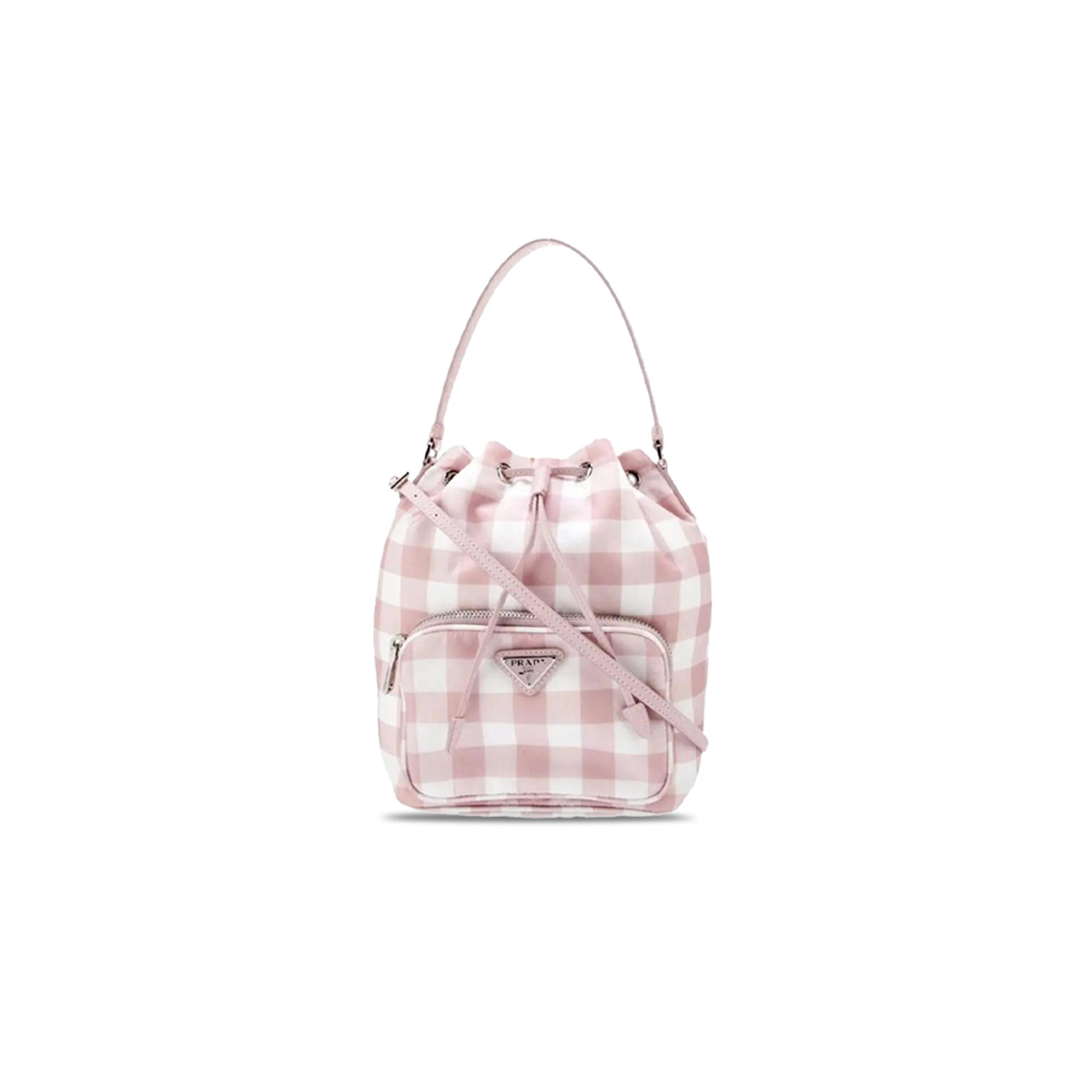 PRADA MICROFIBER BUCKET BAG 1BH038 (22.5*17.5*12cm)